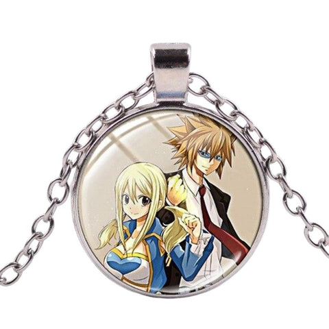 Collier Fairy Tail Lucy et Leo