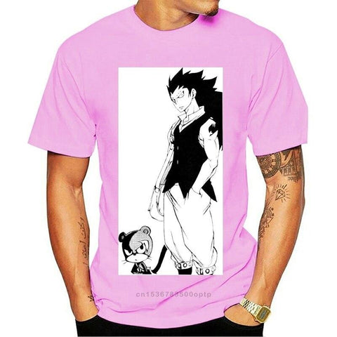 T Shirt Fairy Tail Rose Gajeel et Pantherlily Homme
