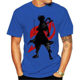 T Shirt Fairy Tail Natsu Bleu et Rouge Homme