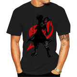 T Shirt Fairy Tail Natsu Noir et Rouge