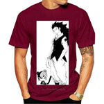 T Shirt Fairy Tail Rouge Gajeel et Pantherlily Homme