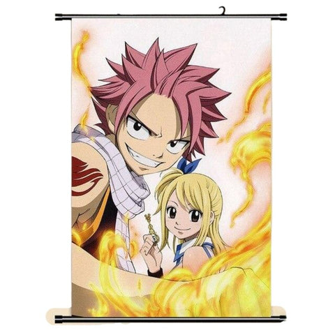 Poster Déroulant Fairy Tail Natsu et Lucy