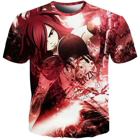 t shirt fairy tail erza