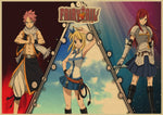 Poster Fairy Tail Natsu Erza Lucy