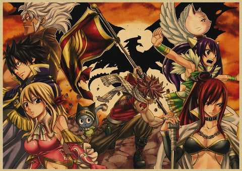 Poster Fairy Tail Natsu Combat