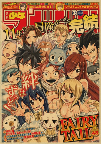 Poster Fairy Tail Original Japonais