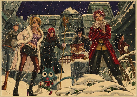 Poster Fairy Tail Hiver